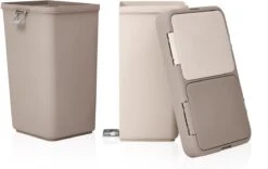 Motek® - Wasmand - 2 Vakken Met Deksel - Met Touch Deksel - Gemaakt Van 100% Gerecycled Kunststof - 80 L - Wasmand Met Deksel - Wassorteerder - Beige 23 Motek® - Wasmand - 2 Vakken Met Deksel - Met Touch Deksel - Gemaakt Van 100% Gerecycled Kunststof - 80 L - Wasmand Met Deksel - Wassorteerder - Beige -Winkel Voor Dagelijkse Benodigdheden 1200x756 3