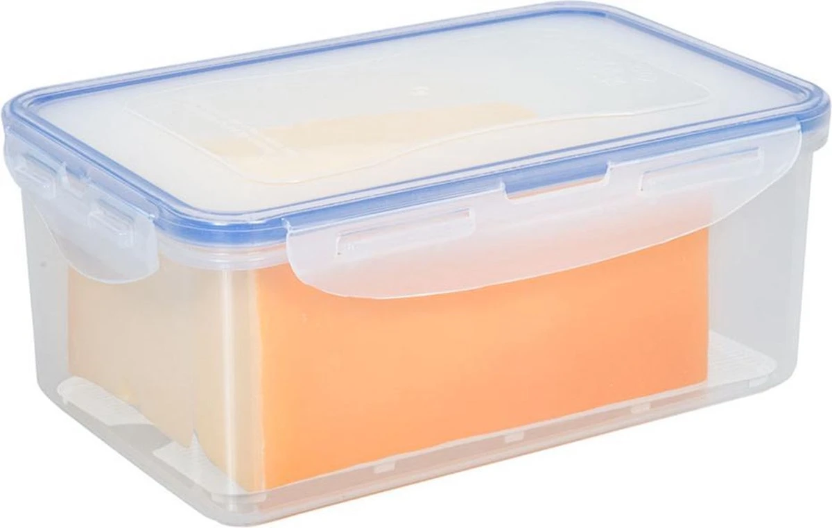Lock&Lock Vershoudbakjes Set Met Deksel - Bewaardoos Kaas - Kaasdoos - Set Van 3 Stuks - 1,4 Liter - Met Vochtrooster - Transparant 7 Lock&Lock Vershoudbakjes Set Met Deksel - Bewaardoos Kaas - Kaasdoos - Set Van 3 Stuks - 1,4 Liter - Met Vochtrooster - Transparant - Afbeelding 5