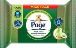 Page Vochtig Toiletpapier - 6 X 74 Stuks - Aloë Vera Maxi Vochtig Wc Papier - Voordeelverpakking -Winkel Voor Dagelijkse Benodigdheden 1200x763 10