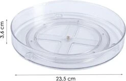 Merkloos Kruidenrek Draaibaar - Transparant - Diameter 23,5 Cm - Multifunctioneel Draaiplateau -Winkel Voor Dagelijkse Benodigdheden 1200x767 1