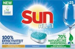 SUN® Sun All-in-1 Normaal Vaatwastabletten - 7 X 25 Tabletten - Voordeelverpakking -Winkel Voor Dagelijkse Benodigdheden 1200x784 1