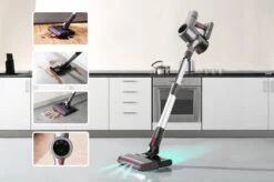 Swiss Pro+ Steelstofzuiger Met Dweil Functie - Afkoppelbare Dweil Functie - LED Display Touchscreen - 22KPA - 5 In 1 - Kruimeldief - Lange Batterijduur -Winkel Voor Dagelijkse Benodigdheden 1200x799 59