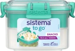 Sistema To Go - Vershouddoos - Snackdoos Minty Teal - 400ml 12 Sistema To Go - Vershouddoos - Snackdoos Minty Teal - 400ml -Winkel Voor Dagelijkse Benodigdheden 1200x822 11