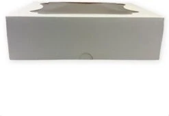 Merkloos Taartdozen 25 Stuks - 20x16,5x6cm - Tartdoos Met Venster - Cupcake Doos - Cake Box - Cake Boxes - Kartonnen Taartdozen - Karton Taartdoos - Taart Doos - Kartonnen Doosjes - Box With Window - Cake Doos - Cake Box - Wit Taartdoos -witte Dozen -koekjes -Winkel Voor Dagelijkse Benodigdheden 1200x828 2