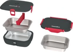 Faitron HeatsBox Style+ - Elektrische Lunchbox - Lunchtrommel Volwassenen - RVS - Verschillende Compartimenten - Met Smartphone App - 220V - Voor Warme Maaltijden -Winkel Voor Dagelijkse Benodigdheden 1200x852 1