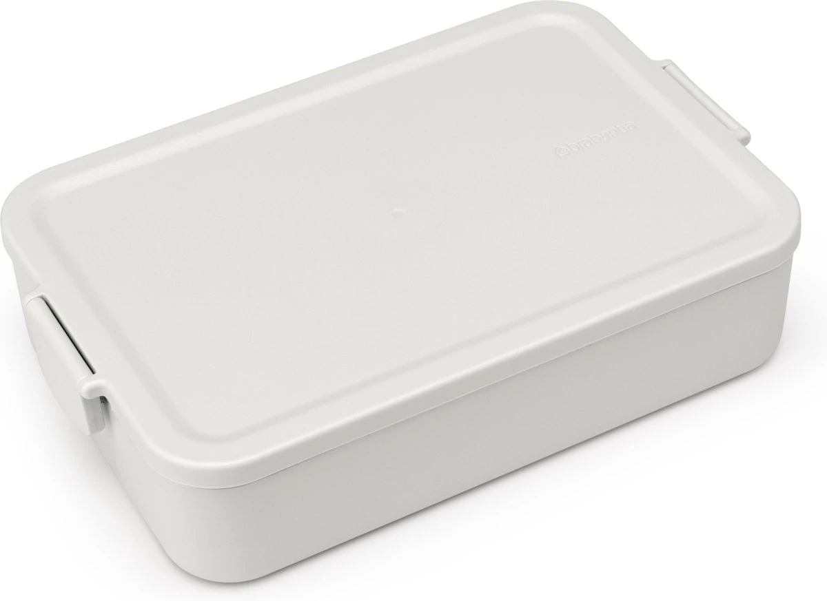 Brabantia Make & Take Bento Lunchbox Incl Bentobox - Large - Kunststof - Light Grey 8 Brabantia Make & Take Bento Lunchbox Incl Bentobox - Large - Kunststof - Light Grey - Afbeelding 6