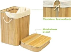 Casa Pura Bamboe Wasmand - Wassorteerder - Wasbox - Met Handvatten - 40 X 30 X 45 Cm 11 Casa Pura Bamboe Wasmand - Wassorteerder - Wasbox - Met Handvatten - 40 X 30 X 45 Cm -Winkel Voor Dagelijkse Benodigdheden 1200x876 9