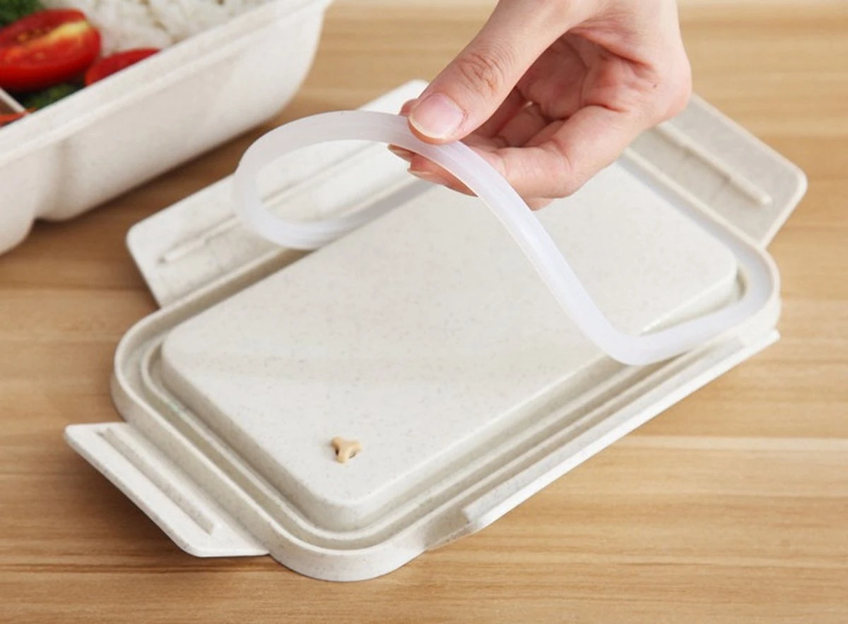 BentoBros® Duurzame Bento Box - Broodtrommel - Lunchtrommel - Lunchbox - Lunchset Voor Kinderen - Brooddoos - Duurzaam Hout - Inclusief Bestek - Voor Volwassenen En Kinderen - 0,85 Liter - Geschikt Voor Magnetron, Vriezer En Vaatwasser - Groen 8 BentoBros® Duurzame Bento Box - Broodtrommel - Lunchtrommel - Lunchbox - Lunchset Voor Kinderen - Brooddoos - Duurzaam Hout - Inclusief Bestek - Voor Volwassenen En Kinderen - 0,85 Liter - Geschikt Voor Magnetron, Vriezer En Vaatwasser - Groen - Afbeelding 6