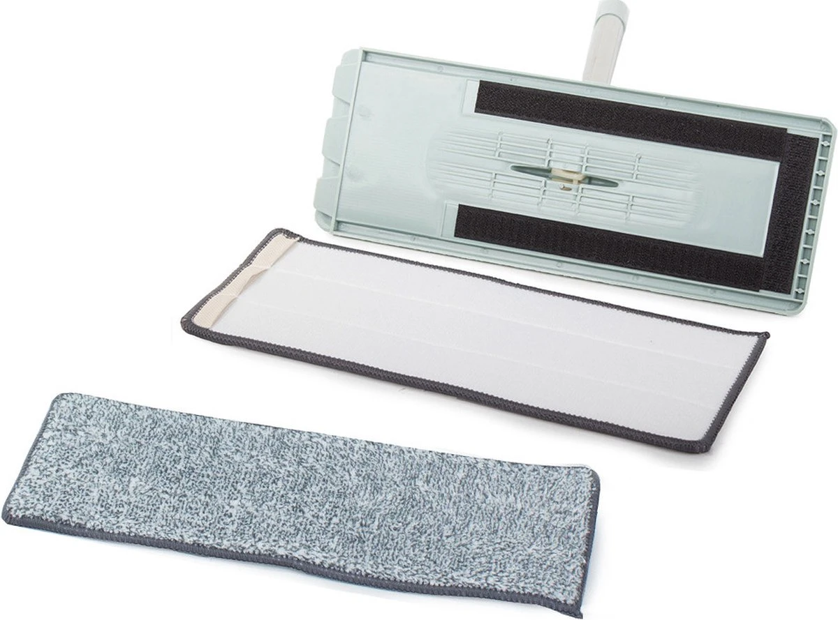 Handy Mop - Dweilsysteem - Vloerwisser - Emmer Met Wringer - Vlakke Dweil Met Een Emmer Met Een Tweekamerpers, Dweil, Emmer, Handy Mop - Dweilsysteem - Vloerwisser - Emmer Met Wringer - 4 Handy Mop - Dweilsysteem - Vloerwisser - Emmer Met Wringer - Vlakke Dweil Met Een Emmer Met Een Tweekamerpers, Dweil, Emmer, Handy Mop - Dweilsysteem - Vloerwisser - Emmer Met Wringer - - Afbeelding 2