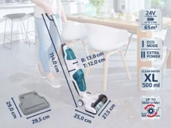 Leifheit Regulus Aqua PowerVac – Draadloze Vloerreiniger 2in1 -Winkel Voor Dagelijkse Benodigdheden 1200x899 51