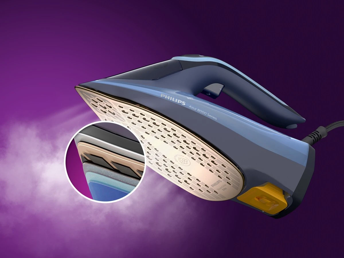 Philips Azur 8000 Series - DST8020/20 - Stoomstrijkijzer 6 Philips Azur 8000 Series - DST8020/20 - Stoomstrijkijzer - Afbeelding 4