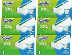 Swiffer Vloerreiniger XXL Droge Doekjes - Voordeelverpakking 6 X 16 Navullingen