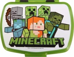 Mickey Mouse Minecraft Broodtrommel - 17x14 Cm - Brooddoos - Sandwich Box -Winkel Voor Dagelijkse Benodigdheden 1200x925