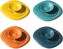 Luxe Doucheputje Afvoer Plug Zeef Stopper Stop - Universele Haarfilter Haarvanger Gootsteenstop Afvoerstop Onderdeel Afvoerputje Stopper Putje Rooster Voor Wastafel Gootsteen Spoelbak Bad Douchebak Keuken Wasbak Badkuip Aanrecht - Siliconen - Geel -Winkel Voor Dagelijkse Benodigdheden 1200x938 1