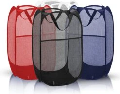 Allsa Wasmand - Opvouwbare Wasmand - 70 L - Extra Opbergvak - Stevig - Blauw -Winkel Voor Dagelijkse Benodigdheden 1200x943 2