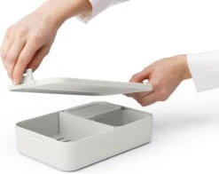Brabantia Make & Take Bento Lunchbox Incl Bentobox - Large - Kunststof - Light Grey 33 Brabantia Make & Take Bento Lunchbox Incl Bentobox - Large - Kunststof - Light Grey -Winkel Voor Dagelijkse Benodigdheden 1200x952 1