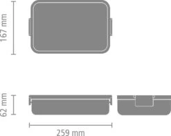 Brabantia Make & Take Bento Lunchbox Incl Bentobox - Large - Kunststof - Light Grey 25 Brabantia Make & Take Bento Lunchbox Incl Bentobox - Large - Kunststof - Light Grey -Winkel Voor Dagelijkse Benodigdheden 1200x959 1