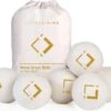 LuxerLiving Wasbol Set Van 6 - Droogt Tot 30% Sneller - Wasverzachter - Droger Ballen - Dryer Balls - Ecologisch - 100% Wol 1 LuxerLiving Wasbol Set Van 6 - Droogt Tot 30% Sneller - Wasverzachter - Droger Ballen - Dryer Balls - Ecologisch - 100% Wol -Winkel Voor Dagelijkse Benodigdheden 1200x971 4