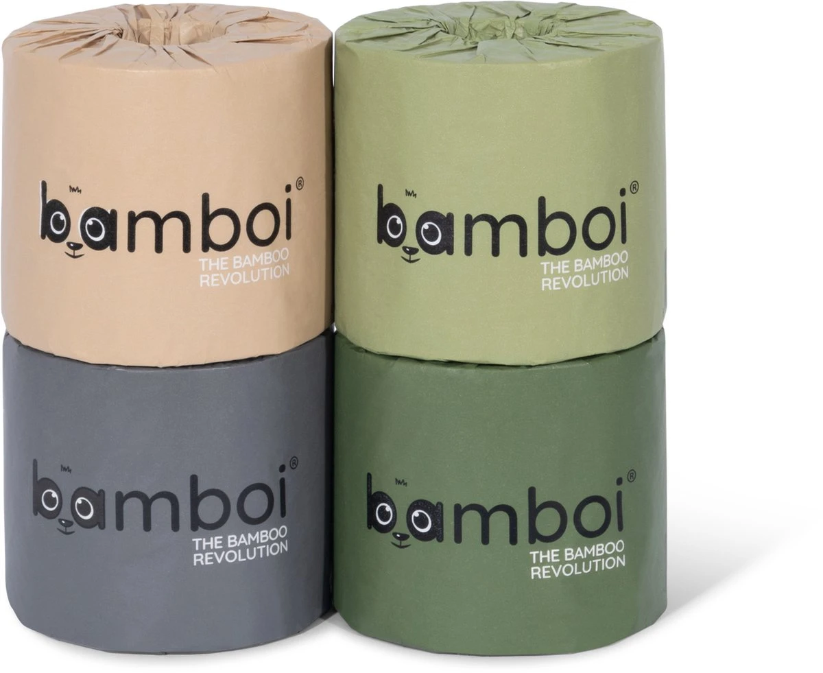 Bamboi - Bamboe WC Papier - 48 MAXI Rollen - Heerlijk Zacht 3-laags 4 Bamboi - Bamboe WC Papier - 48 MAXI Rollen - Heerlijk Zacht 3-laags - Afbeelding 2
