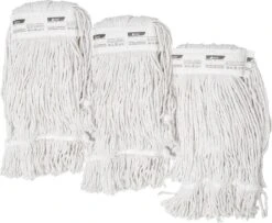 MAUS Dweil Set Compleet - Aluminium Dweilstok - 3 Recycled Moppen - Lichtgewicht Set Professional -Winkel Voor Dagelijkse Benodigdheden 1200x987