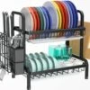 Dish Drying Rack Drainer Afdruiprek Metaal Afvoerafdruiprek Met Druppelbak Black Decker Droogrek Zwart Afdruiprek Brabantiaafdruiprek Metaal Muur -Winkel Voor Dagelijkse Benodigdheden 1200x998 3