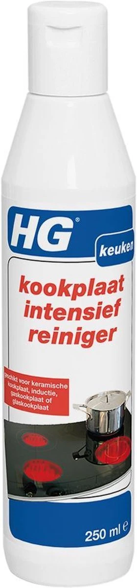 HG Keramische Kookplaatreiniger Intensief - 250 Ml - 2 Stuks ! 4 HG Keramische Kookplaatreiniger Intensief - 250 Ml - 2 Stuks ! - Afbeelding 2