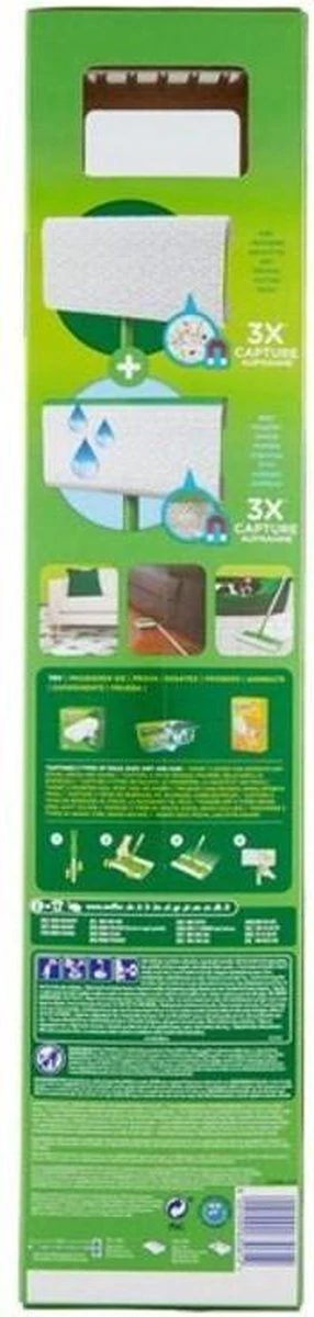 Swiffer Starterskit Vloerwisser Met 8 Stofdoeken En 3 Natte Doeken 6 Swiffer Starterskit Vloerwisser Met 8 Stofdoeken En 3 Natte Doeken - Afbeelding 4