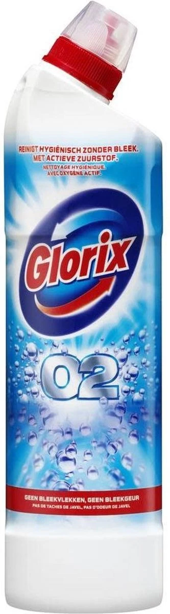 Glorix Bleek O2 - 750 Ml - Toiletreiniger - 3 Stuks - Voordeelverpakking 4 Glorix Bleek O2 - 750 Ml - Toiletreiniger - 3 Stuks - Voordeelverpakking - Afbeelding 2