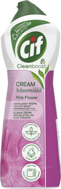 Cif CleanBoost Cream Pink Schuurmiddel - 8 X 750 Ml - Voordeelverpakking 17 Cif CleanBoost Cream Pink Schuurmiddel - 8 X 750 Ml - Voordeelverpakking -Winkel Voor Dagelijkse Benodigdheden 390x1200 5
