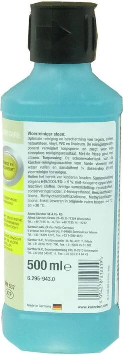 Kärcher Vloerreinigingsmiddel STEEN - RM 537 - 500 Ml -Winkel Voor Dagelijkse Benodigdheden 418x1200