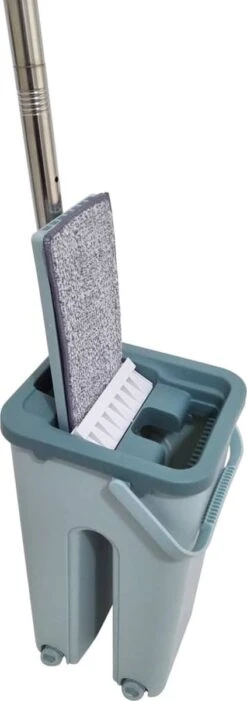 Aqua Laser Easy Flat Mop - Dweil - Blauw -Winkel Voor Dagelijkse Benodigdheden 423x1200