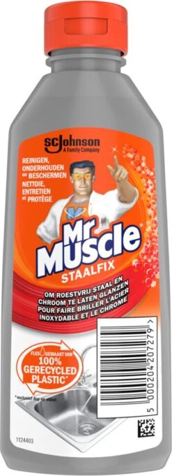 Nieuwkomers 1 4x Mr. Muscle Staalfix 200 ML