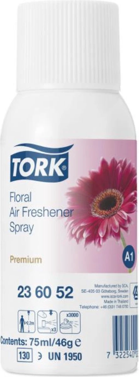Tork Navulling Voor Luchtverfrisser Bloemen Systeem A1 Flacon Van 75 Ml 9 Tork Navulling Voor Luchtverfrisser Bloemen Systeem A1 Flacon Van 75 Ml - Afbeelding 7