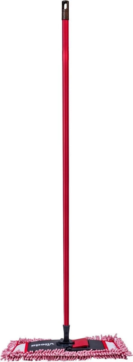 Vileda Stijl Chenille Vloerwissersysteem: Dweil Met Handvat 3D Microvezel - Red 8 Vileda Stijl Chenille Vloerwissersysteem: Dweil Met Handvat 3D Microvezel - Red - Afbeelding 6
