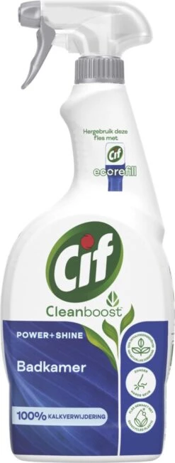 Cif CleanBoost Power & Shine Badkamer Spray - 6 X 750 Ml - Voordeelverpakking -Winkel Voor Dagelijkse Benodigdheden 455x1200 1