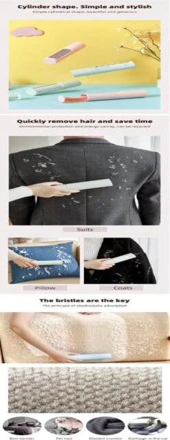 Merkloos Nieuw! - Pluizenverwijderaar - Ontpluizer - Kledingroller – Pluizenroller - Kleefroller - Kledingborstel - Ontpluizer - Pluizentondeuse - Huisdierhaar Verwijderaar -Winkel Voor Dagelijkse Benodigdheden 465x1200 6
