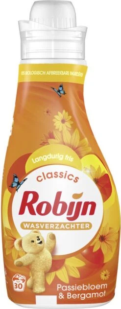 Robijn Classics Passiebloem & Bergamot Wasverzachter - 8 X 30 Wasbeurten - Voordeelverpakking -Winkel Voor Dagelijkse Benodigdheden 469x1200 1
