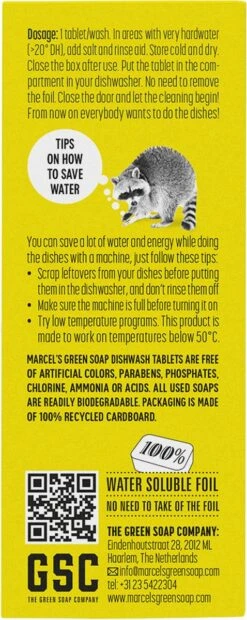 Marcel's Green Soap Vaatwastabletten Grapefruit & Limoen - 25 Stuks -Winkel Voor Dagelijkse Benodigdheden 478x1200 4