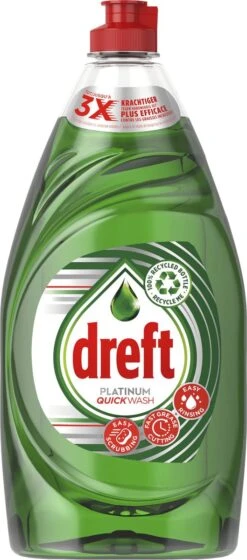 Dreft Platinum Quickwash Original - Vloeibaar Afwasmiddel - Tot 3x Sneller Schoonmaken Van Het Vet - Voordeelverpakking 8 X 780ml -Winkel Voor Dagelijkse Benodigdheden 529x1200 2