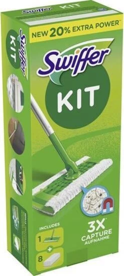 Swiffer Vloerreiniger Starterskit - 1 Dweil, 8 Droge En 3 Vochtige Vloerdoekjes Navullingen -Winkel Voor Dagelijkse Benodigdheden 541x1200 4