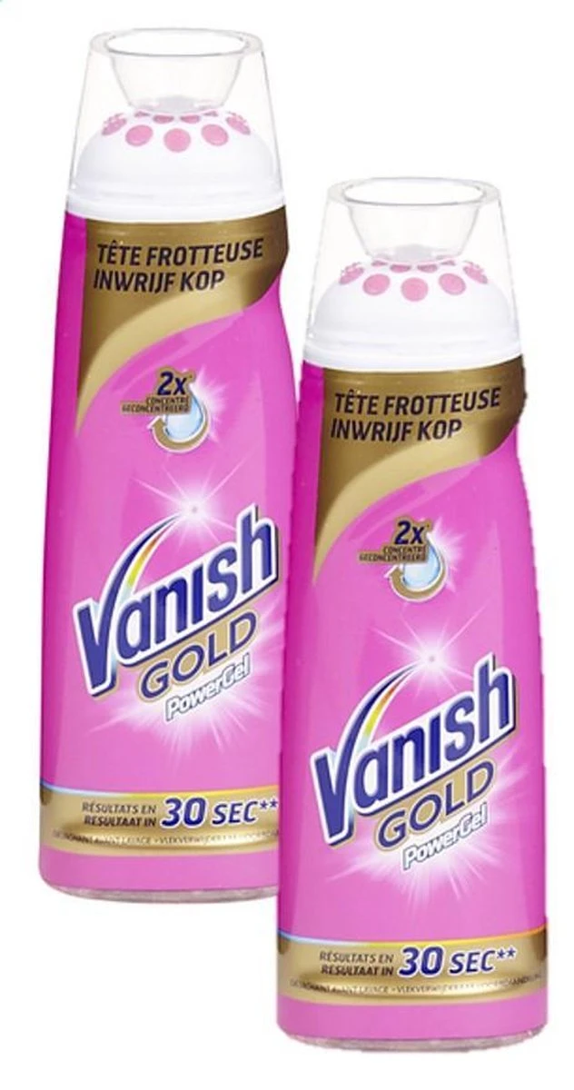 Vanish Oxi Action Gold Powergel Vlekverwijderaar - 200ml X2 5 Vanish Oxi Action Gold Powergel Vlekverwijderaar - 200ml X2 - Afbeelding 3