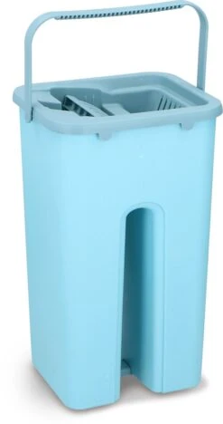 Alpina Platte Mop Met Emmer - Incl. 2 Microvezeldoeken - Voor Harde Vloeren - 360° Draaibaar 37 Alpina Platte Mop Met Emmer - Incl. 2 Microvezeldoeken - Voor Harde Vloeren - 360° Draaibaar -Winkel Voor Dagelijkse Benodigdheden 633x1200 4