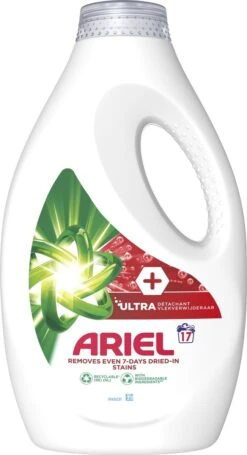 Ariel Vloeibaar Wasmiddel + Ultra Vlekverwijderaar - 4 X 17 Wasbeurten - Voordeelverpakking 7 Ariel Vloeibaar Wasmiddel + Ultra Vlekverwijderaar - 4 X 17 Wasbeurten - Voordeelverpakking -Winkel Voor Dagelijkse Benodigdheden 651x1200 3