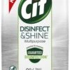 Cif Disinfect & Shine Wipes Doden 99,99% Van De Bacteriën Original Desinfecterende Schoonmaakdoekjes, Van 100% Biologisch Afbreekbaar Textiel 5 X 75 Doekjes -Winkel Voor Dagelijkse Benodigdheden 665x1200 1