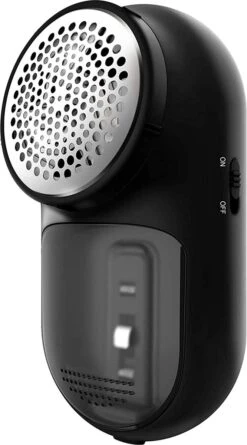 Lifeproducts Oplaadbare Pluizenverwijderaar - Elektrische Kledingontpluizer Met Antistatische Pluizenborstel - Oplaadbaar - Pluizendief Inclusief 3 Extra Mesjes - Zwart