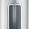 Brabantia Voorraadbus - 1,4 L - Matt Steel Fingerprint Proof / Matt Black Deksel - Met Venster -Winkel Voor Dagelijkse Benodigdheden 713x1200