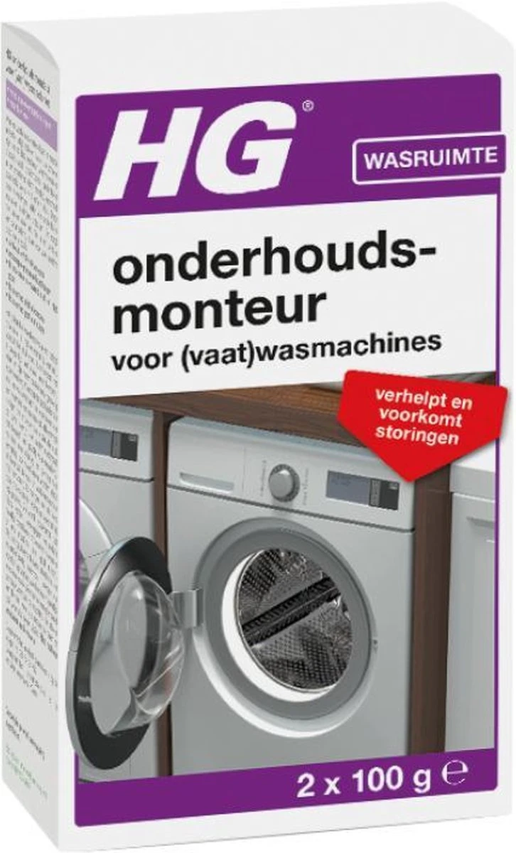 HG Onderhoudsmonteur - 2 X 100 Ml - Verhelpt En Voorkomt Storingen - Voor Een Langere Levensduur Van De Vaatwasser En Wasmachine - Biologisch Afbreekbaar 3 HG Onderhoudsmonteur - 2 X 100 Ml - Verhelpt En Voorkomt Storingen - Voor Een Langere Levensduur Van De Vaatwasser En Wasmachine - Biologisch Afbreekbaar