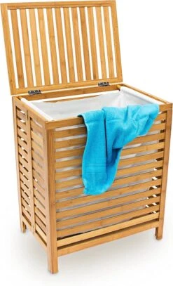 HUISSON Wasmand Met Deksel Bamboe Uitneembare Waszak Wasmanden Met Deksel 75 Ltr. -Winkel Voor Dagelijkse Benodigdheden 728x1200 2