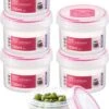 Lock&Lock Voorraadbussen - Vershoudbakjes - Bewaardozen Voedsel - Sausbakjes Met Deksel - Dressing Bakje - Kruidenpotjes - Babyvoeding Bewaarbakjes - 150 Ml - Rond - Luchtdicht - BPA Vrij - Set Van 6 Stuks -Winkel Voor Dagelijkse Benodigdheden 738x1200