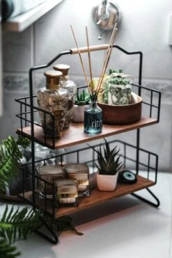 Metalen Keuken Etagere 2 Laags Van Naturn Living | Keuken Opbergrek | Kruidenpotjes Rek | Kruiden Organizer | Keuken Rek Specerijen | Mat Zwart -Winkel Voor Dagelijkse Benodigdheden 800x1200 11